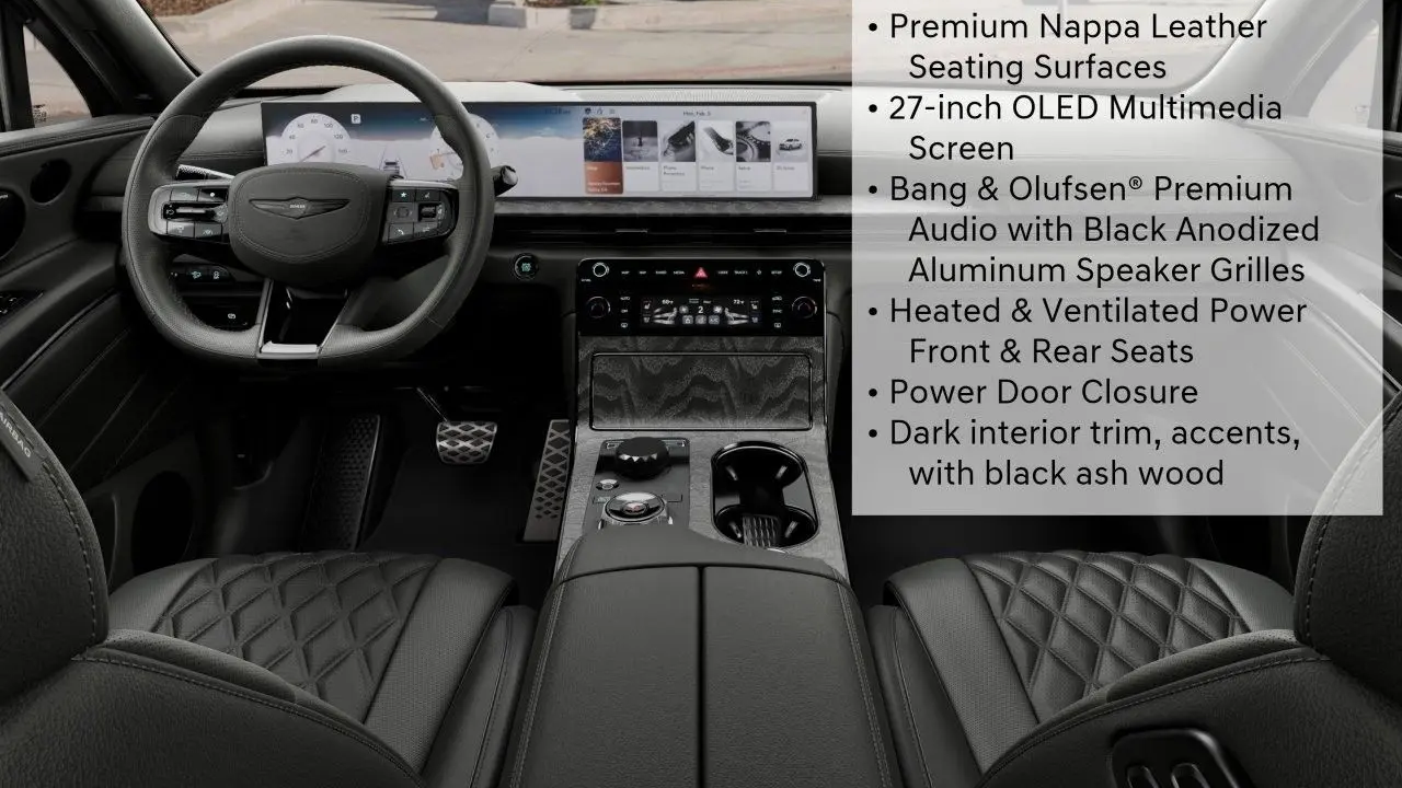 2026 Genesis GV80 Coupe 3.5T E-SC Prestige Black