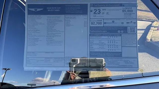 2026 Genesis GV70 2.5T Select