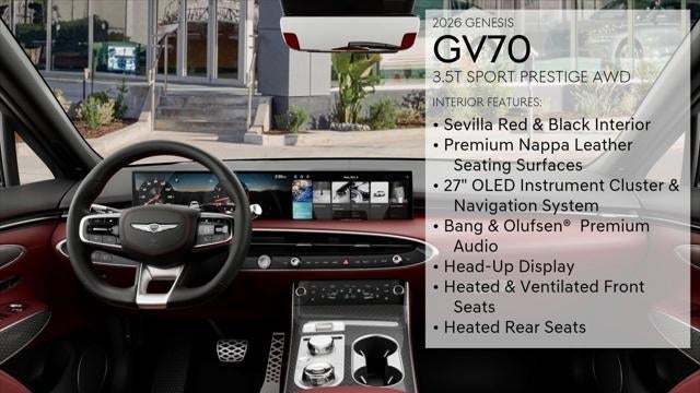 2026 Genesis GV70 3.5T Sport Prestige