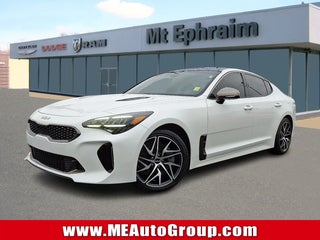 2022 Kia Stinger with Snow White Pearl Exterior