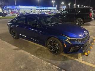 2025 Kia K5 with Yacht Blue Exterior