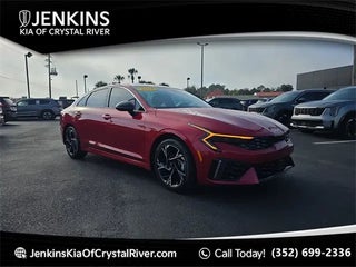 2025 Kia K5 with Runway Red Exterior