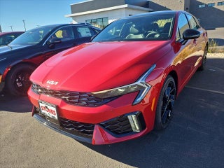 2026 Kia K5 with Runway Red Exterior