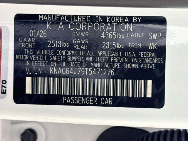 2026 Kia K5 - $29,500