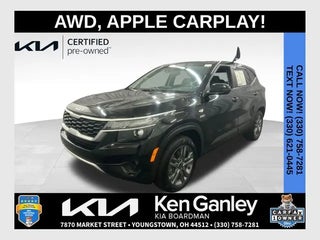 2023 Kia Seltos with Cherry Black Exterior