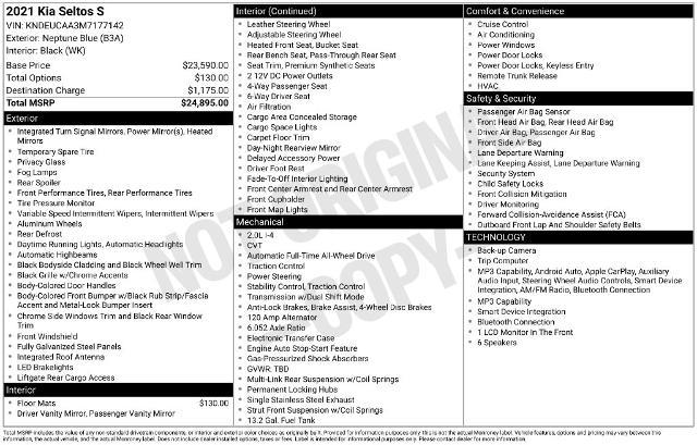 2021 Kia Seltos - $17,376