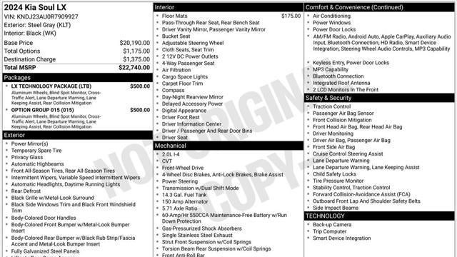 2024 Kia Soul LX