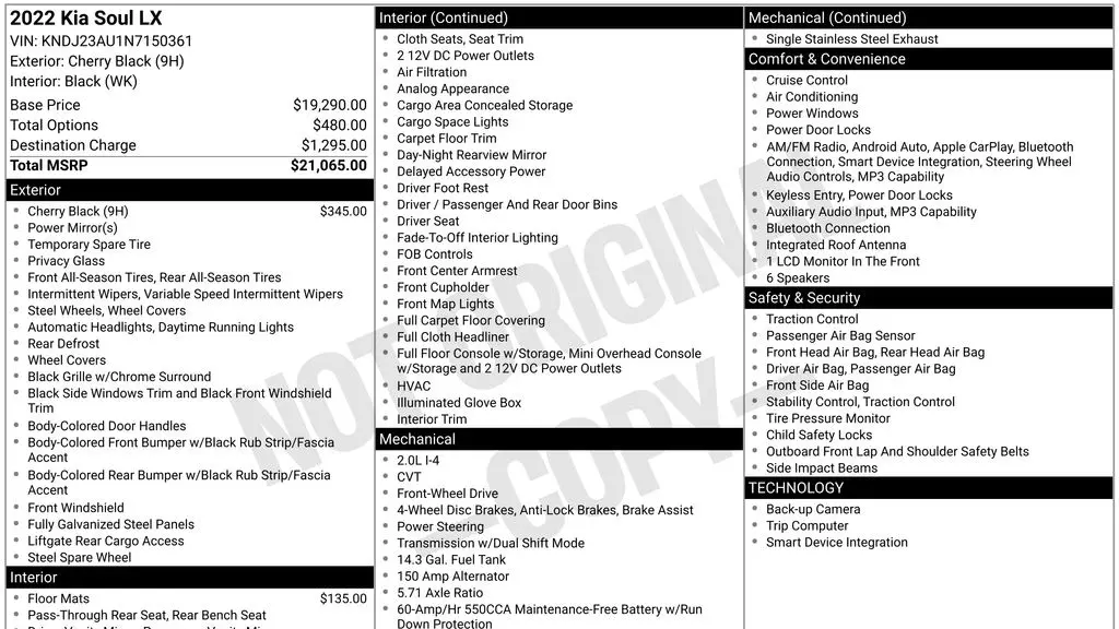 2022 Kia Soul S