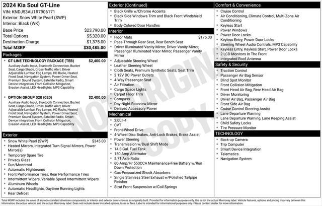 2024 Kia Soul - $22,975
