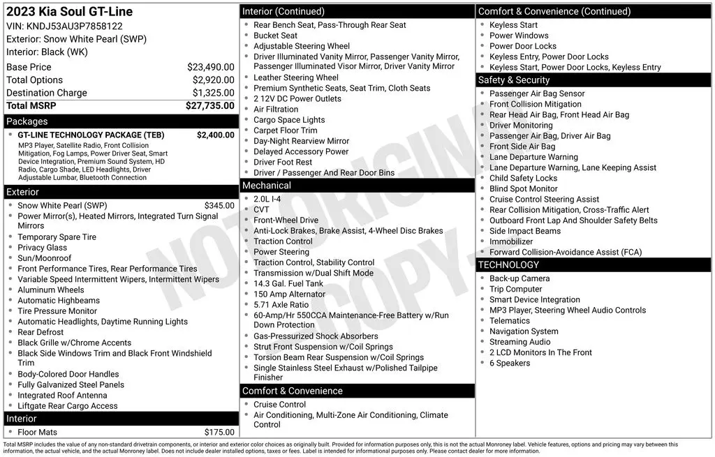 2023 Kia Soul - $17,067