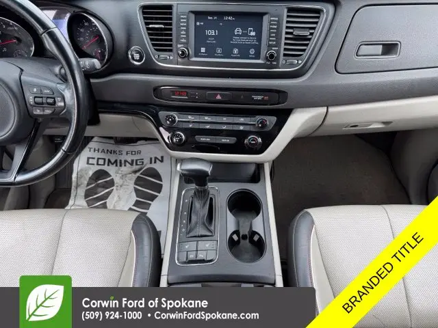 2018 Kia Sedona - $9,589