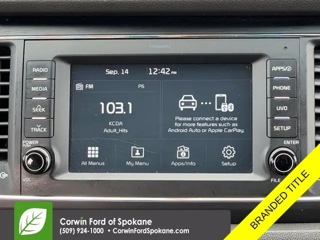 2018 Kia Sedona - $9,589