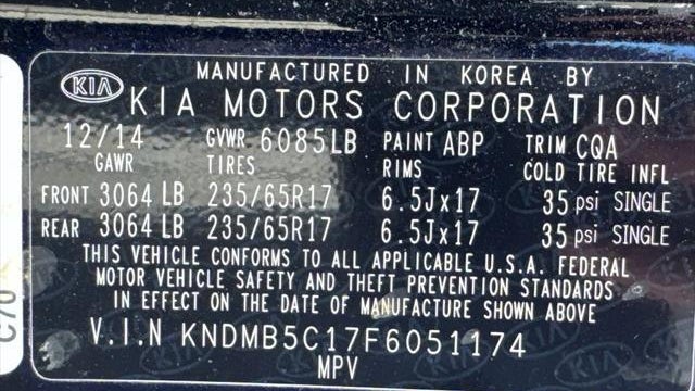 2015 Kia Sedona LX