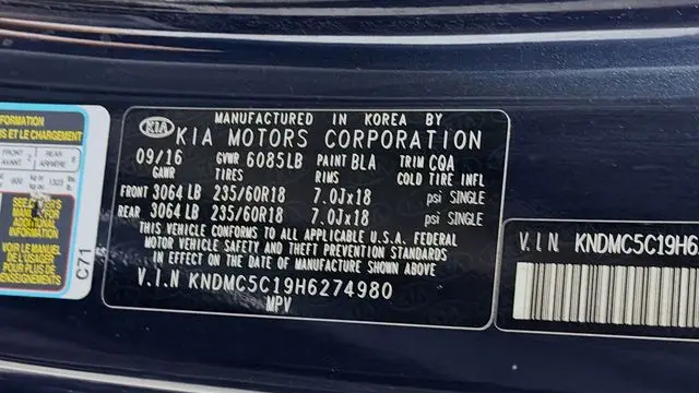 2017 Kia Sedona EX