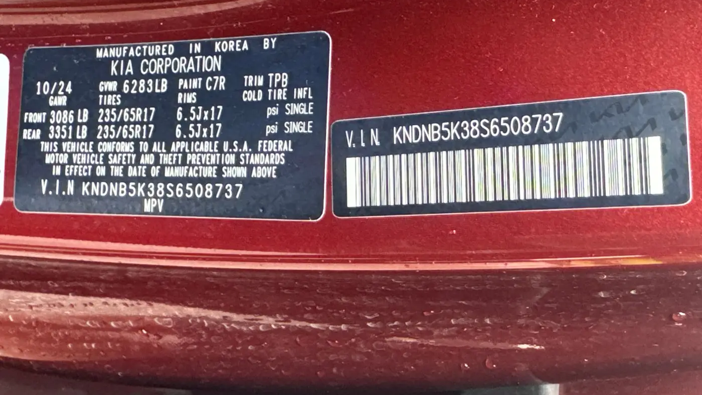 2025 Kia Carnival LXS