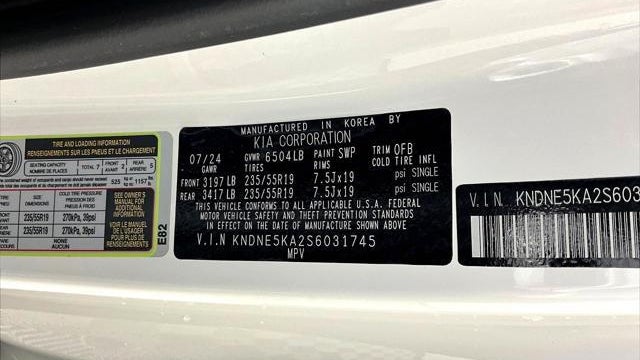 2025 Kia Carnival Hybrid SX Prestige