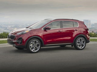 2022 Kia Sportage with Pacific Blue Exterior