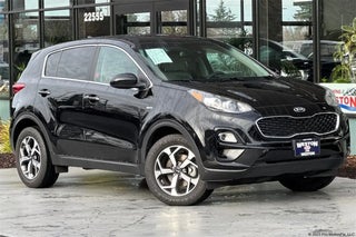 2022 Kia Sportage with Black Cherry Pearl Exterior