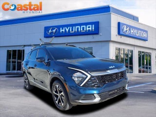2023 Kia Sportage Hybrid with Vesta Blue Exterior
