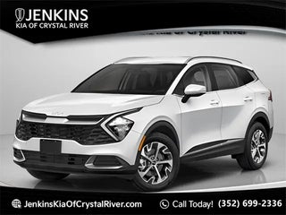 2023 Kia Sportage Hybrid with Snow White Pearl Exterior