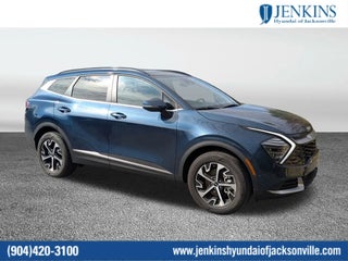 2025 Kia Sportage Hybrid with Vesta Blue Exterior
