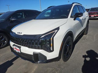 2026 Kia Sportage Hybrid with Snow White Pearl Exterior