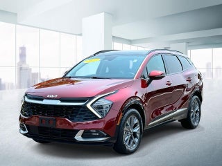 2023 Kia Sportage Hybrid with Dawning Red Exterior
