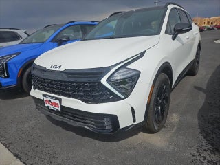 2025 Kia Sportage Plug-In Hybrid with Snow White Pearl Exterior