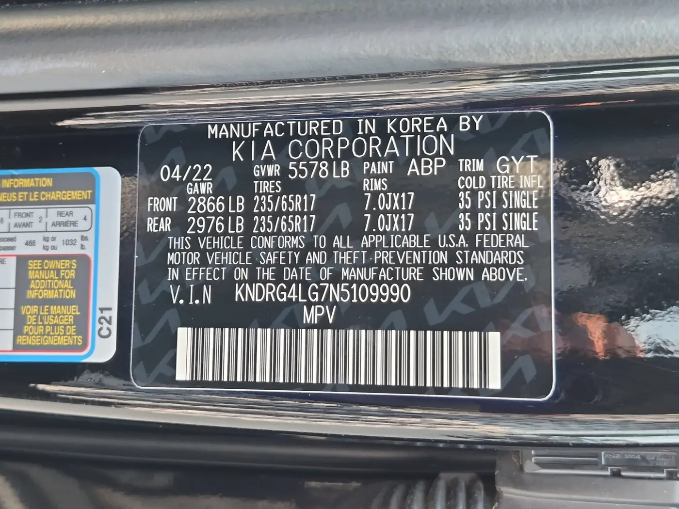 2022 Kia Sorento - $21,810