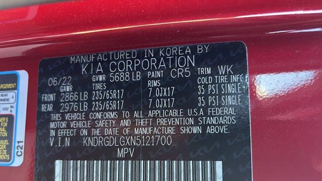 2022 Kia Sorento Hybrid S