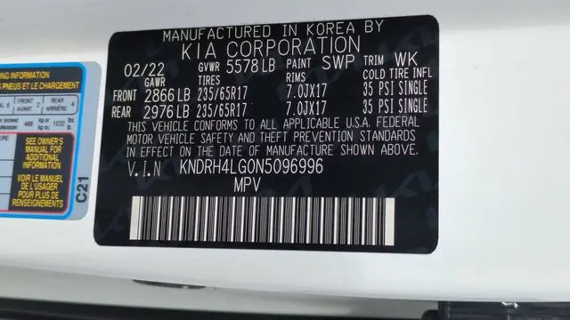 2022 Kia Sorento Hybrid EX