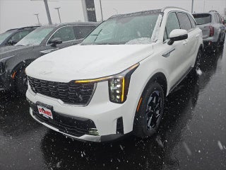 2026 Kia Sorento Hybrid with Snow White Pearl Exterior