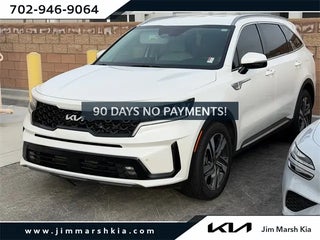 2023 Kia Sorento Hybrid with Snow White Pearl Exterior
