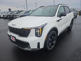 2026 Kia Sorento Hybrid with Snow White Pearl Exterior