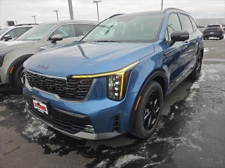 2026 Kia Sorento Hybrid with Mineral Blue Exterior