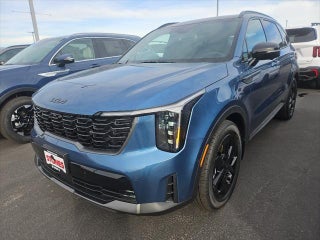 2026 Kia Sorento Hybrid with Mineral Blue Exterior