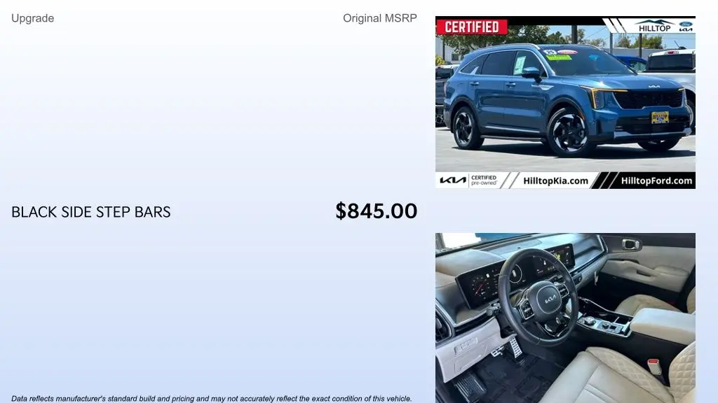 2025 Kia Sorento Plug-In Hybrid SX Prestige