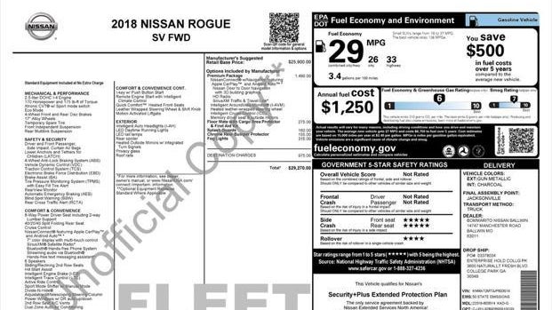 2018 Nissan Rogue S