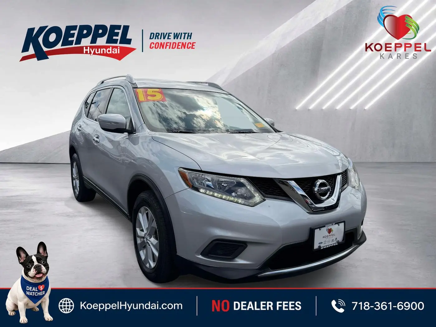 2015 Nissan Rogue - $12,348