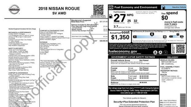 2018 Nissan Rogue S