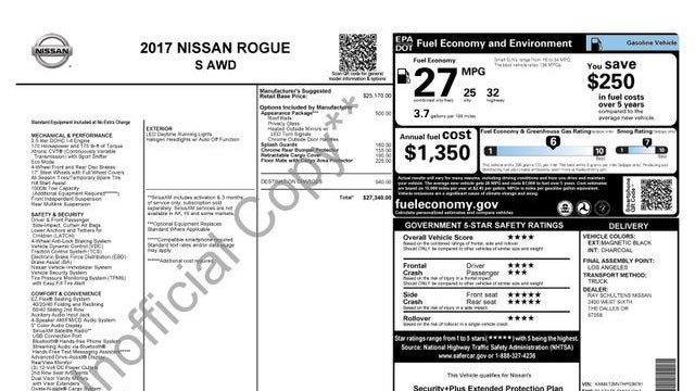 2017 Nissan Rogue S
