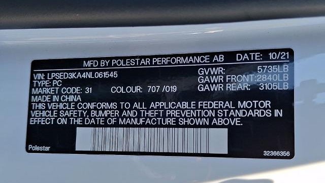 2022 Polestar 2 Long Range Dual Motor