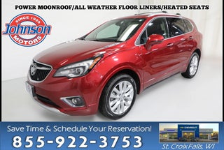 2020 Buick Envision with Chili Red Metallic Exterior