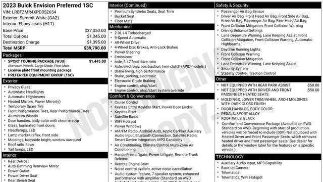 2023 Buick Envision Preferred