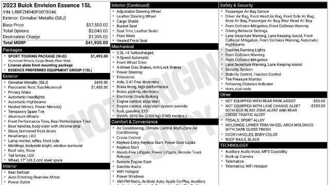 2023 Buick Envision Essence