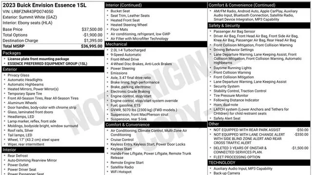 2023 Buick Envision Essence