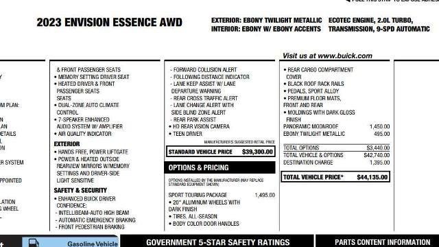 2023 Buick Envision Essence
