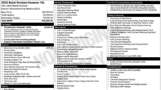2023 Buick Envision Essence