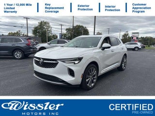 2021 Buick Envision with Summit White Exterior