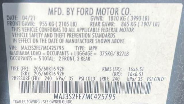 2021 Ford EcoSport S